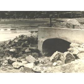 Outlet culvert North Harbour, Balgowlah, 7th October 1938