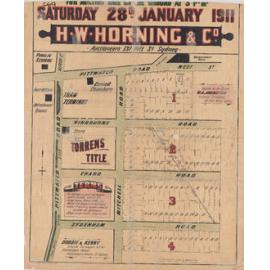 Skene Estate, Brookvale, 1911: Subdivision Plan