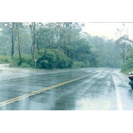 Wakehurst Parkway flooded at Middle Creek