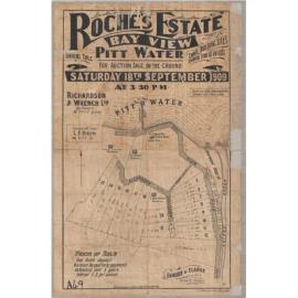 Roche's Estate Bayview, 1909: Subdivision Plan