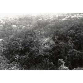 Peronne Avenue, aerial view over valley, Clontarf, 1956