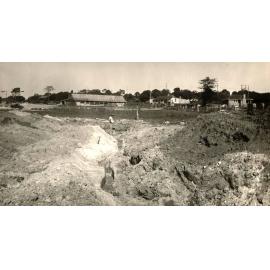 Phillip Avenue earthworks, Seaforth, 24th July 1947