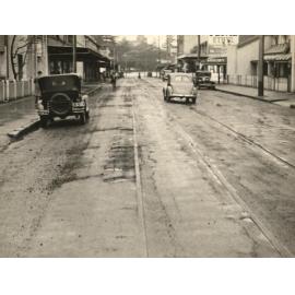 Pittwater Road near Denison Street, Manly, 7th May 1940