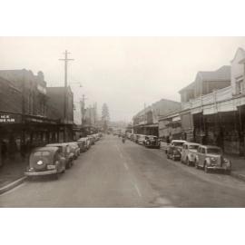 Pittwater Road, Manly, on 29th June 1950