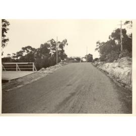 Richmond Road after surfacing, Seaforth, 7th October 1954
