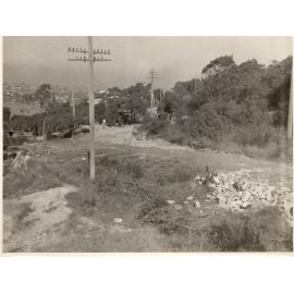 Richmond Road prior to formation, May 1954