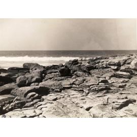 Rocks at South Steyne, low tide, Manly, 23rd February 1940