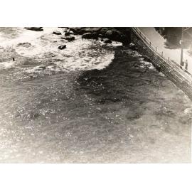Rocks, at high tide, South Steyne, Manly, 23rd February 1940
