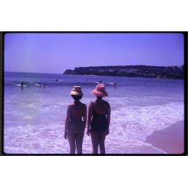 Watching the surfers at Queenscliff, 1963