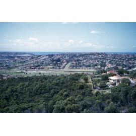 View from Allambie Heights looking east towards Pittwater Rd, North Manly