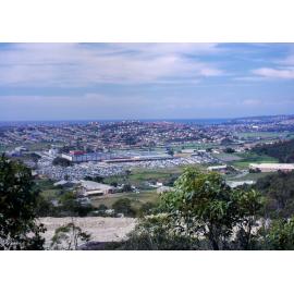 Looking down on Warringah Mall from Beacon Hill, 1963