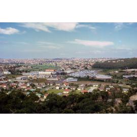 Looking across to Warringah Mall from Beacon Hill, 1963