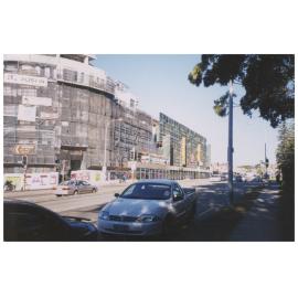 Building construction at the corner of Pittwater Road and Dee Why Parade, Dee Why, c1999