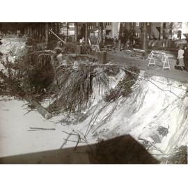 Scour at North Steyne surf pavilion, Manly, 28th June 1950