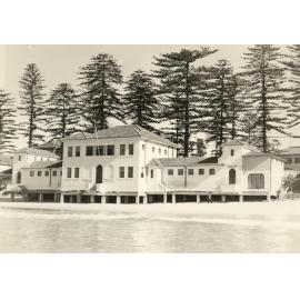 Scour under North Steyne Pavilion, Manly, 27th June 1950