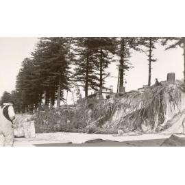 Scour, North Steyne sea-wall, Manly, 25th June 1950