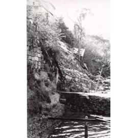 Seaforth Crescent Adams property landslip, Seaforth, 30th August 1956