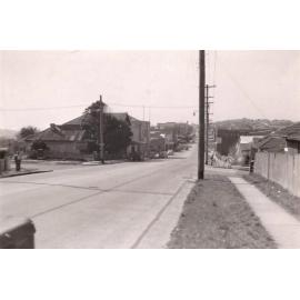 Sydney Road corner Woodland Street, Manly, November 1954