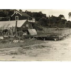 Verrall's boatshed, Manly, January 1938