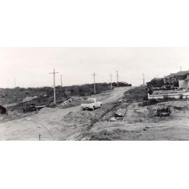 Vista Ave from Curban Street, Bareena park tennis courts, Balgowlah Heights, March 1957