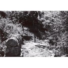 Wall at Sangrado Street watercourse, Seaforth, 24th September 1959