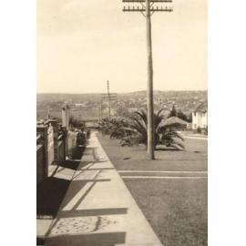 Waratah Street west side looking north, Fairlight, 27th November 1941