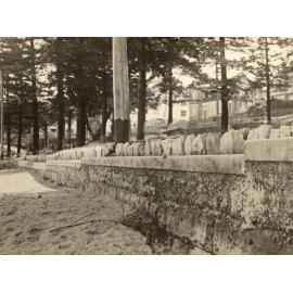 West Esplanade wall, Manly, 15th September 1932