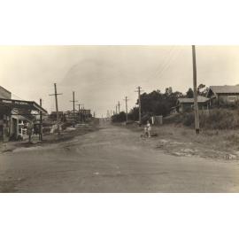West Street south from Lodge Street, Balgowlah, 20th January 1937
