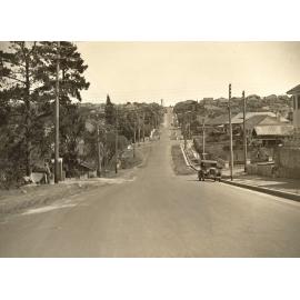 White Street looking west from Orchard, Balgowlah, 5th September 1935