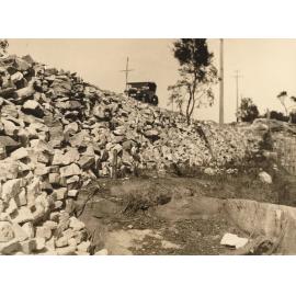 Woodland Street filling, Balgowlah Heights, 19th August 1933