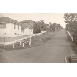 Woodland Street south from Beach Street, Balgowlah Heights, 1953
