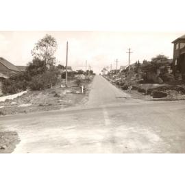 Woodland Street south from Ernest Street, Balgowlah Heights, September 1951