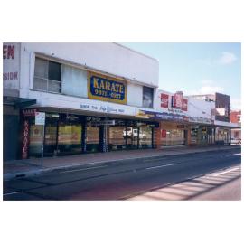 Shopfronts at Pittwater Road, Dee Why c1990s