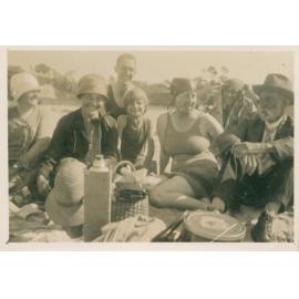 Fletcher Family Picnic, Dee Why Beach, 1930 