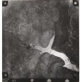 Aerial photograph of Coal and Candle Creek, Akuna Bay, Ku-ring-gai Chase, 1956