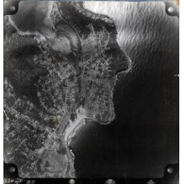 Aerial photograph of Careel Bay, Avalon Beach, 1956