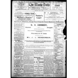 The Manly Daily, Wednesday 19 April 1911