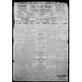 The Manly Daily, Saturday 15 September 1917