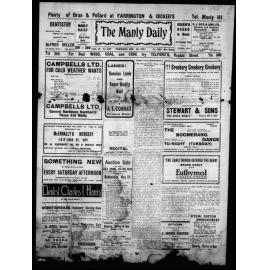 The Manly Daily, Tuesday 10 May 1921