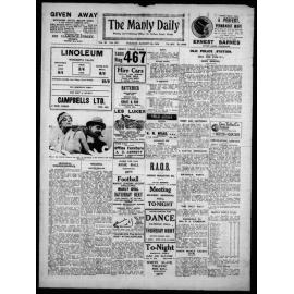 The Manly Daily, Tuesday 14 August 1928