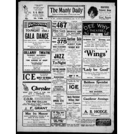 The Manly Daily, Saturday 22 September 1928