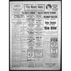 The Manly Daily, Wednesday 3 December 1930