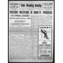 The Manly Daily, Sunday 7 March 1937