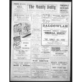 The Manly Daily, Saturday 10 February 1940