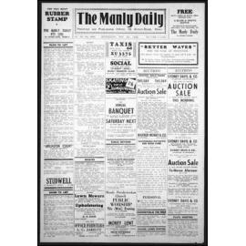 The Manly Daily, Wednesday 29 May 1940