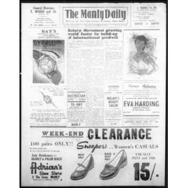 The Manly Daily, Thursday 28 October 1954