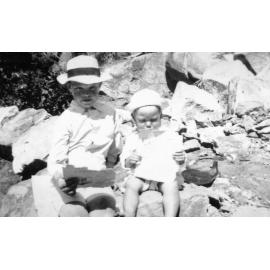 Osborne boys at home in Alexander Street Collaroy, 1920