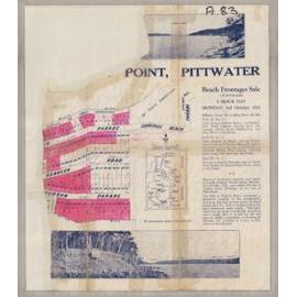 Taylor's Point, 1921: Subdivision Plan