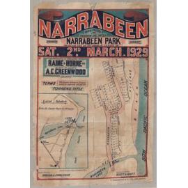 Narrabeen Park Estate, Narrabeen, 1929: Subdivision Plan