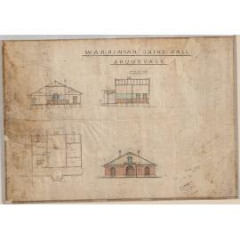 Plan of Warringah Shire Hall Brookvale